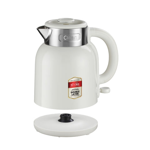 CLIKON DOUBLE WALL ELECTRIC KETTLE - 1600W